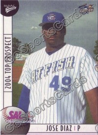 2004 South Atlantic League SAL Top Jose Jumbo Diaz