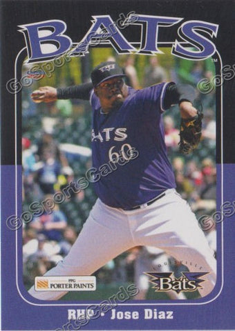 2013 Louisville Bats Jose Jumbo Diaz