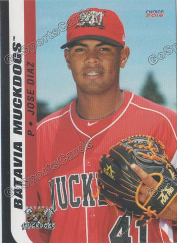 2016 Batavia Muckdogs Jose Diaz