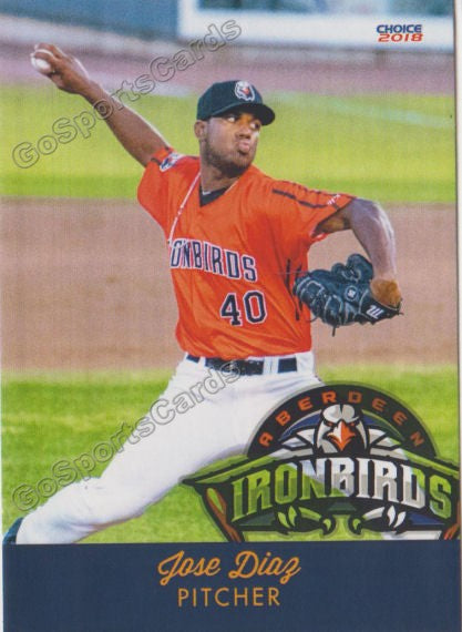 2018 Aberdeen Ironbirds Jose Diaz