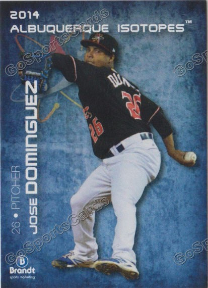 2014 Albuquerque Isotopes Jose Dominguez