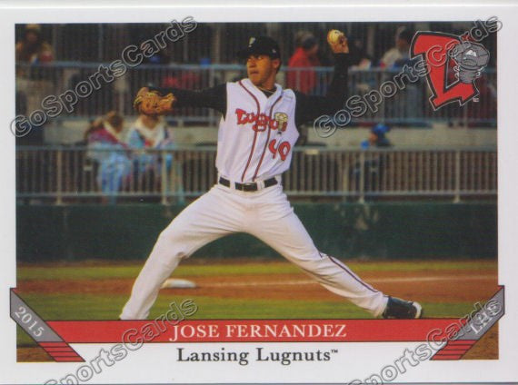 2015 Lansing Lugnuts Jose Fernandez