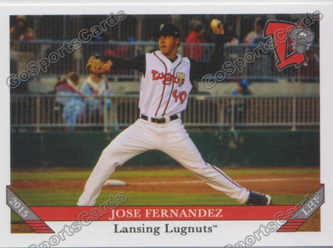 2015 Lansing Lugnuts Jose Fernandez