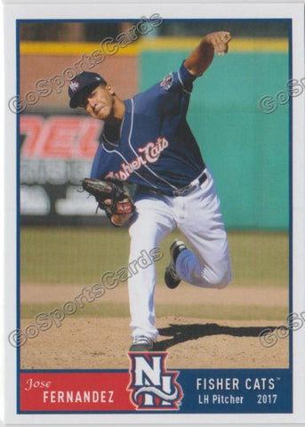 2017 New Hampshire Fisher Cats Jose Fernandez