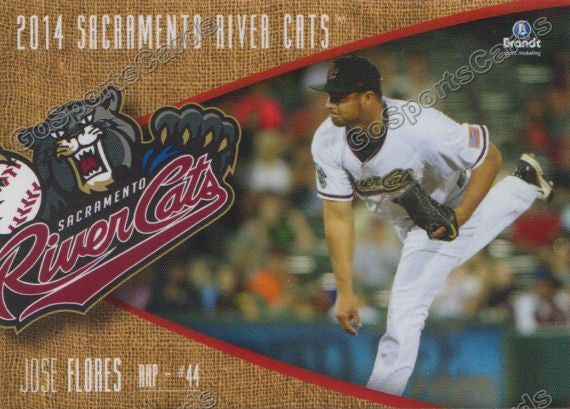 2014 Sacramento River Cats Jose Flores