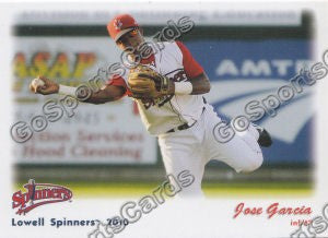 2010 Lowell Spinners Jose Garcia