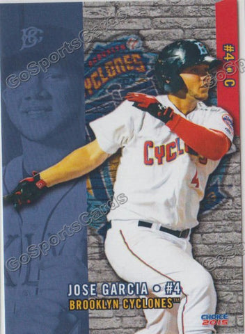 2015 Brooklyn Cyclones Jose Garcia