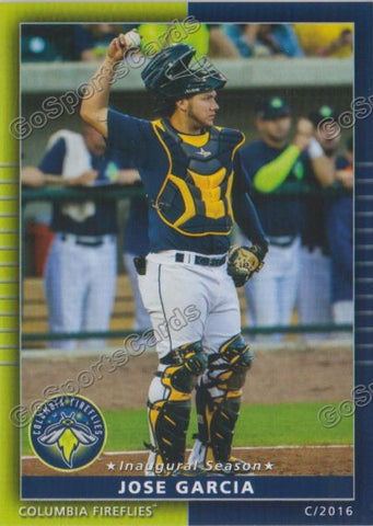 2016 Columbia Fireflies Jose Garcia