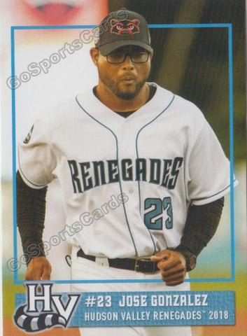 2018 Hudson Valley Renegades Jose Gonzalez