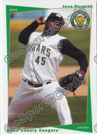 2010 Kane County Cougars Jose Guzman