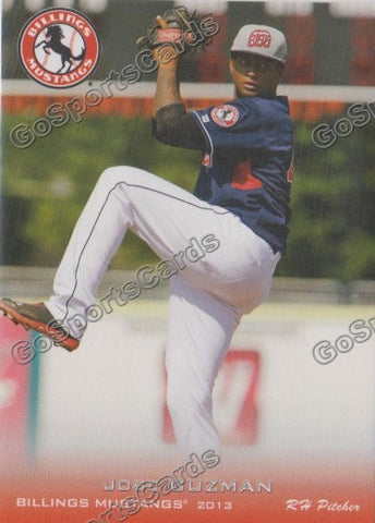 2013 Billings Mustangs Jose Guzman
