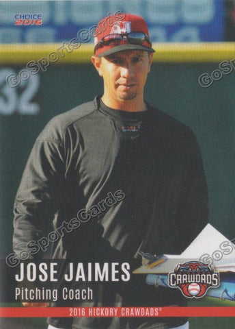 2016 Hickory Crawdads 2nd Jose Jaimes