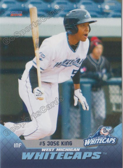 2019 West Michigan Whitecaps Jose King