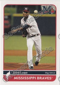 2012 Mississippi Braves Jose Lugo