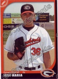 2007 Delmarva Shorebirds Jose Maria
