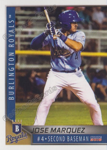 2018 Burlington Royals Jose Marquez