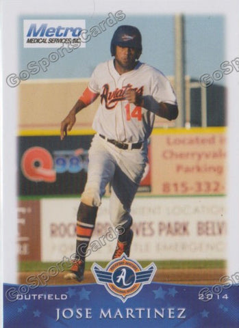 2014 Rockford Aviators Jose Martinez