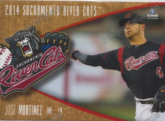 2014 Sacramento River Cats Jose Martinez