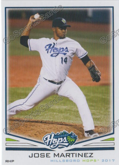 2017 Hillsboro Hops Jose Martinez