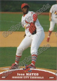 2007 Johnson City Cardinals Jose Mateo