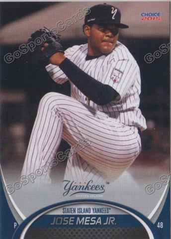 2015 Staten Island Yankees Jose Mesa Jr