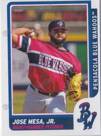 2021 Pensacola Blue Wahoos Jose Mesa Jr