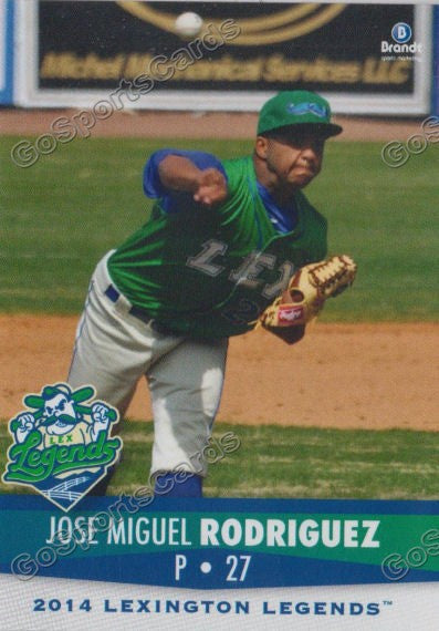 2014 Lexington Legends Jose Miguel Rodriguez