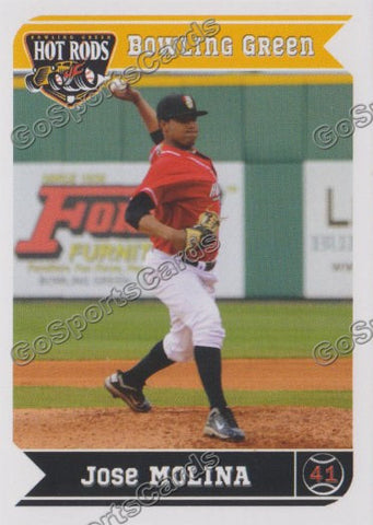 2013 Bowling Green Hot Rods Jose Molina