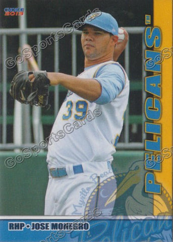 2013 Myrtle Beach Pelicans Jose Monegro