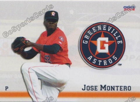 2014 Greeneville Astros Jose Montero