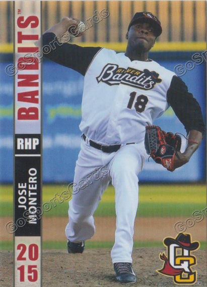 2015 Quad Cities River Bandits Jose Montero