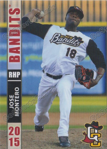 2015 Quad Cities River Bandits Jose Montero