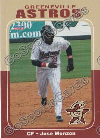 2012 Greeneville Astros Jose Monzon