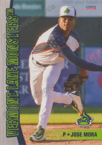 2018 Vermont Lake Monsters Jose Mora