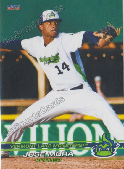 2019 Vermont Lake Monsters Jose Mora