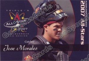 2007 International League All Star Choice Jose Morales