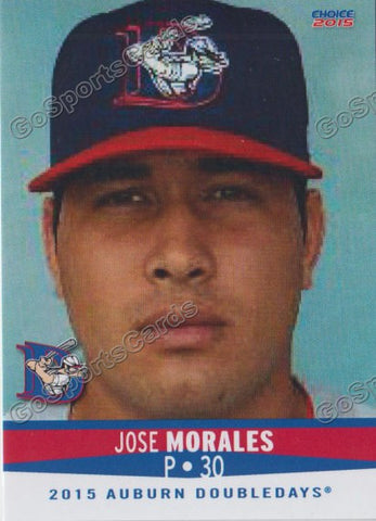 2015 Auburn Doubledays Jose Morales