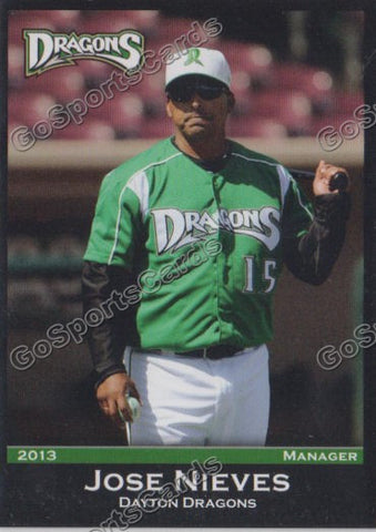 2013 Dayton Dragons Jose Nieves