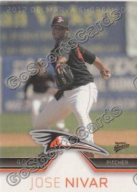 2012 Delmarva Shorebirds Jose Nivar