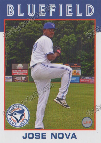 2016 Bluefield Blue Jays Jose Nova