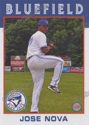 2016 Bluefield Blue Jays Jose Nova