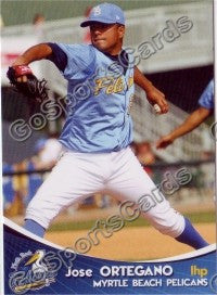 2009 Myrtle Beach Pelicans Jose Ortegano