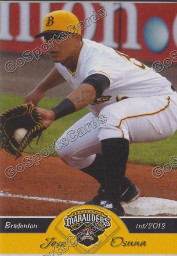 2013 Bradenton Marauders Jose Osuna