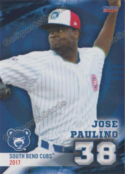 2017 South Bend Cubs Jose Paulin
