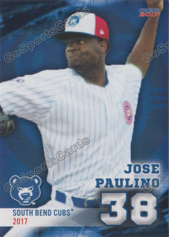 2017 South Bend Cubs Jose Paulin