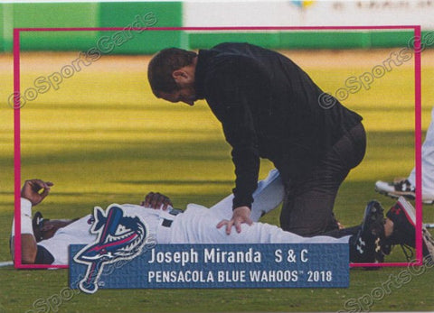 2018 Pensacola Blue Wahoos Joseph Miranda