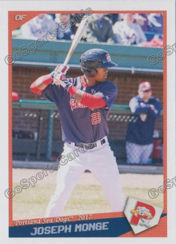 2017 Portland Sea Dogs Joseph Monge