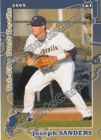 2009 Tri City Dust Devils Joseph Joe Sanders