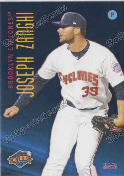 2016 Brooklyn Cyclones Joseph Zanghi