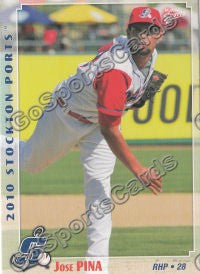 2010 Stockton Ports Jose Pina